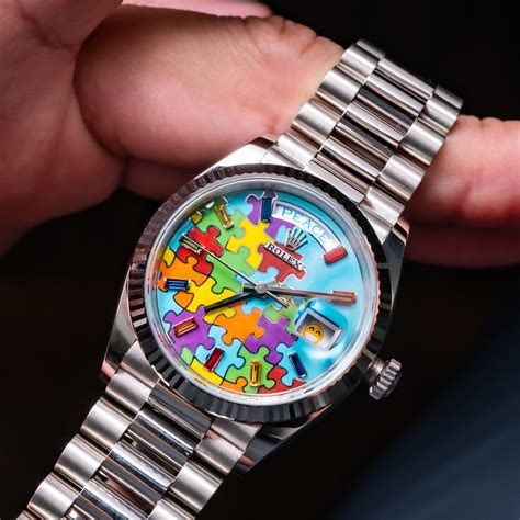 rolex day date new puzzle|rolex date only.